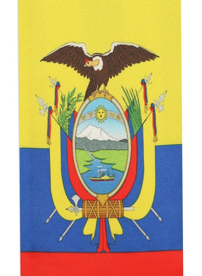 LLBFHH USA And Ecuador Flag Graduation Stole, Satin Embroidery Graduation Sash for International Students, 72 Inch Length. - Image 3